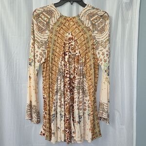 Bohemian Floral Print Dress